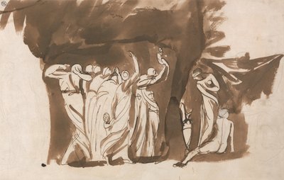 Grupo mitológico de mulheres e crianças de George Romney